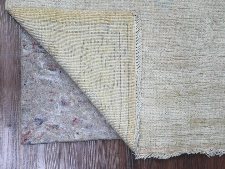 3'11" x 5'9" New Hand Knotted Brown Wool Rectangle Oriental Rug - MOA10220768
