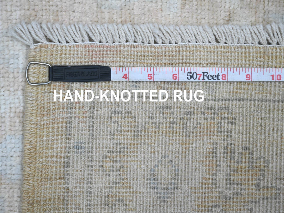3'11" x 5'9" New Hand Knotted Brown Wool Rectangle Oriental Rug - MOA10220768