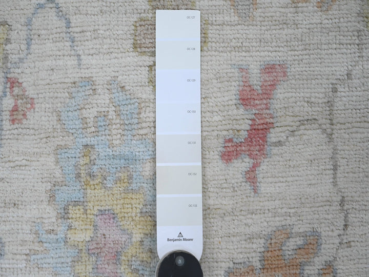 2'2" x 3'0" New Hand Knotted Ivory Wool Rectangle Oriental Rug - MOA10220771