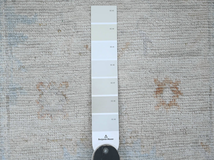 2'7" x 9'8" New Hand Knotted Ivory Wool Runner Oriental Rug - MOA10220793