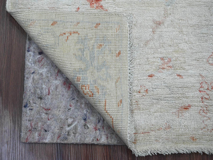 3'0" x 4'9" New Hand Knotted Ivory Wool Rectangle Oriental Rug - MOA10220802