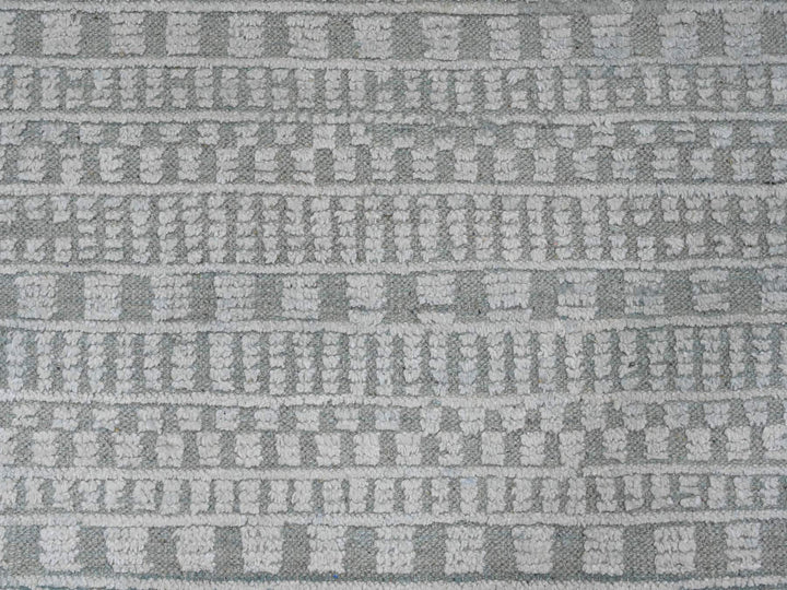 9'7" x 14'3" New Hand Knotted Green Wool Rectangle Oriental Rug - MOA10220830