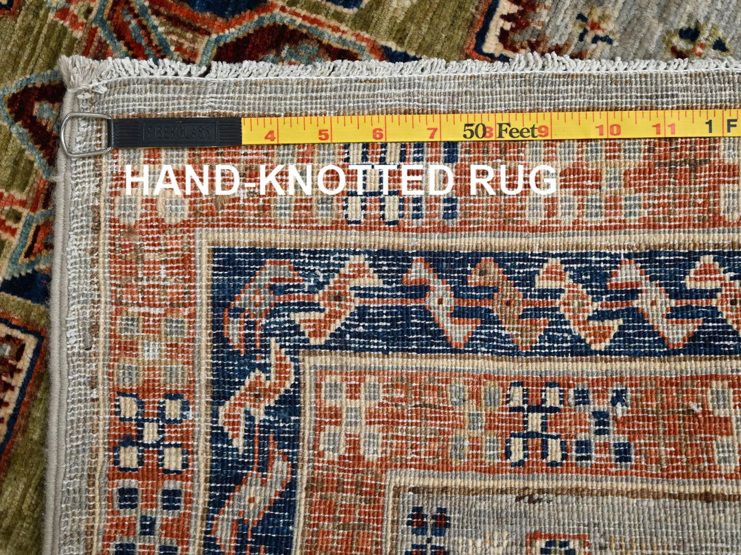 2'8" x 11'2" New Hand Knotted Grey Wool Runner Oriental Rug - MOA1022085