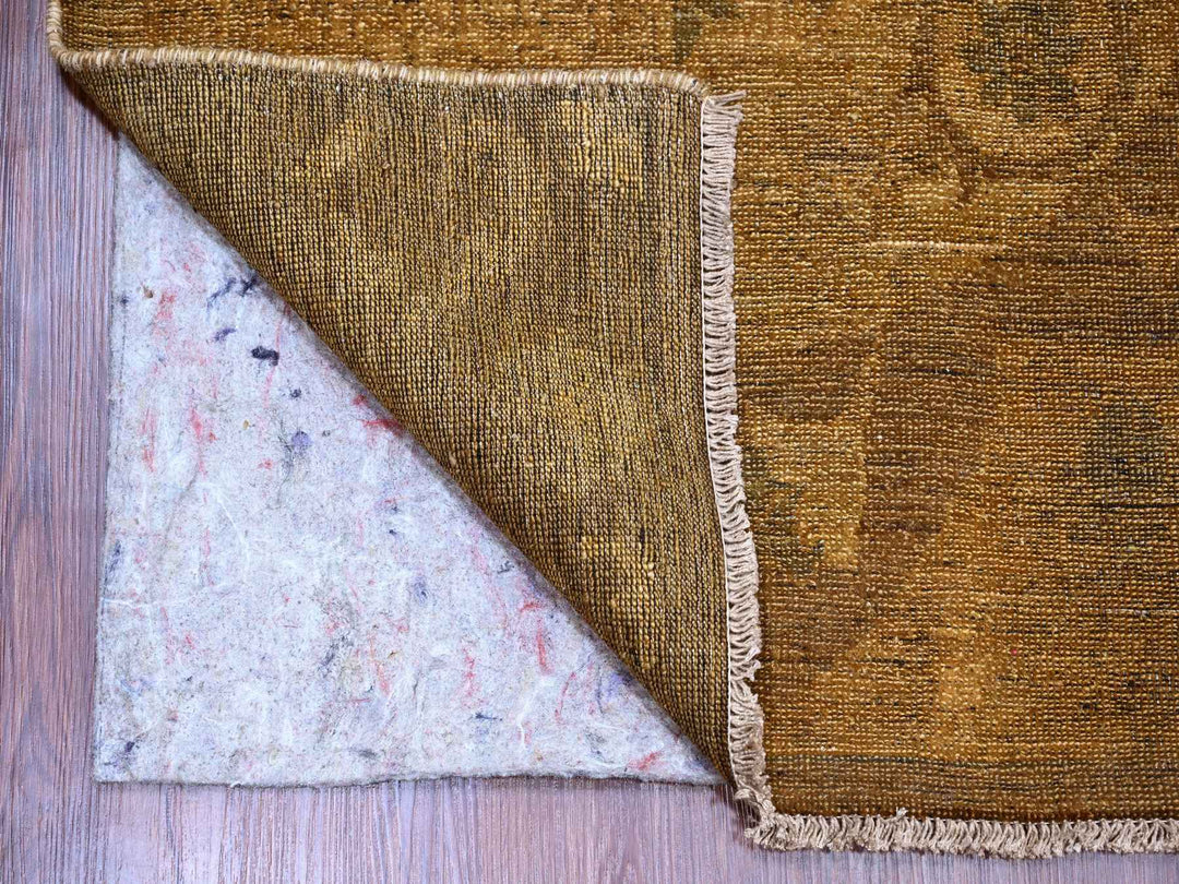 9'0" x 11'10" New Hand Knotted Brown Wool Rectangle Oriental Rug - MOA10220902
