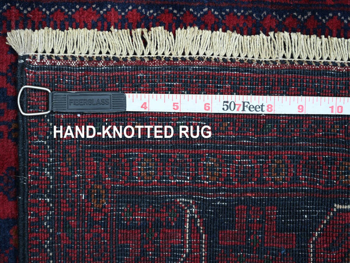 2'8" x 16'3" New Hand Knotted Red Wool Runner Oriental Rug - MOA10220911