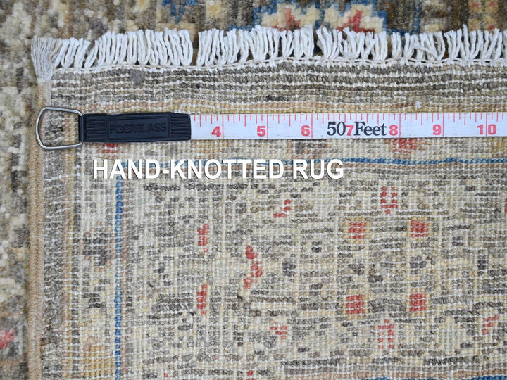 3'9" x 6'7" New Hand Knotted Brown Wool Rectangle Oriental Rug - MOA10220929