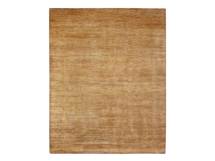 7'11" x 9'9" New Hand Knotted Brown Wool Rectangle Oriental Rug - MOA10220956