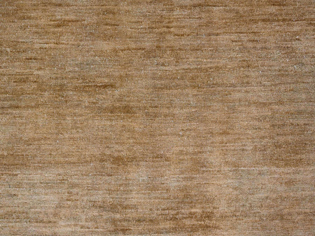 7'11" x 9'9" New Hand Knotted Brown Wool Rectangle Oriental Rug - MOA10220956