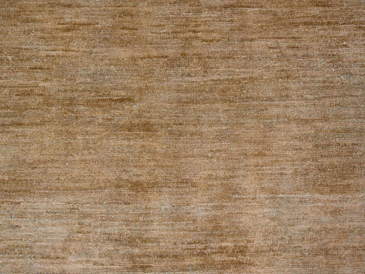 7'11" x 9'9" New Hand Knotted Brown Wool Rectangle Oriental Rug - MOA10220956