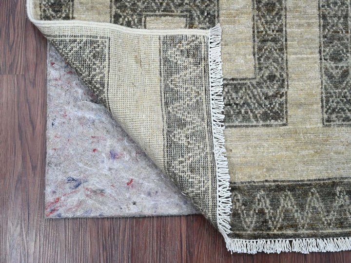2'1" x 3'1" New Hand Knotted Brown Wool Rectangle Oriental Rug - MOA10220981