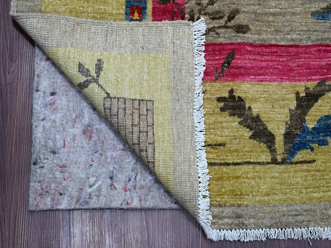 9'3" x 12'0" New Hand Knotted Grey Wool Rectangle Oriental Rug - MOA10220999