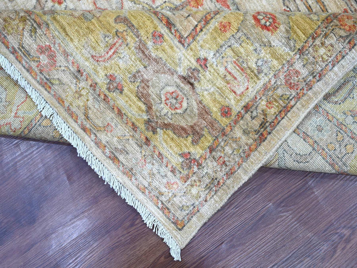 8'0" x 10'0" New Hand Knotted Grey Wool Rectangle Oriental Rug - MOA10221051