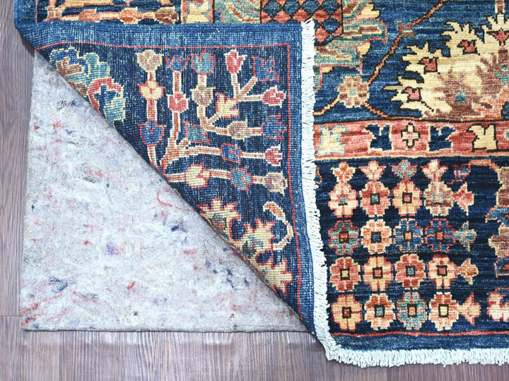 8'2" x 8'2" New Hand Knotted Blue Wool Square Oriental Rug - MOA10221132