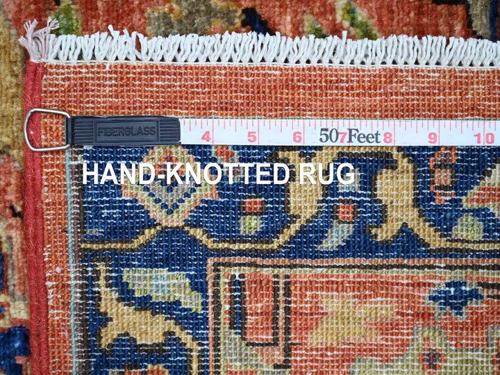 2'11" x 8'0" New Hand Knotted Red Wool Runner Oriental Rug - MOA10221160