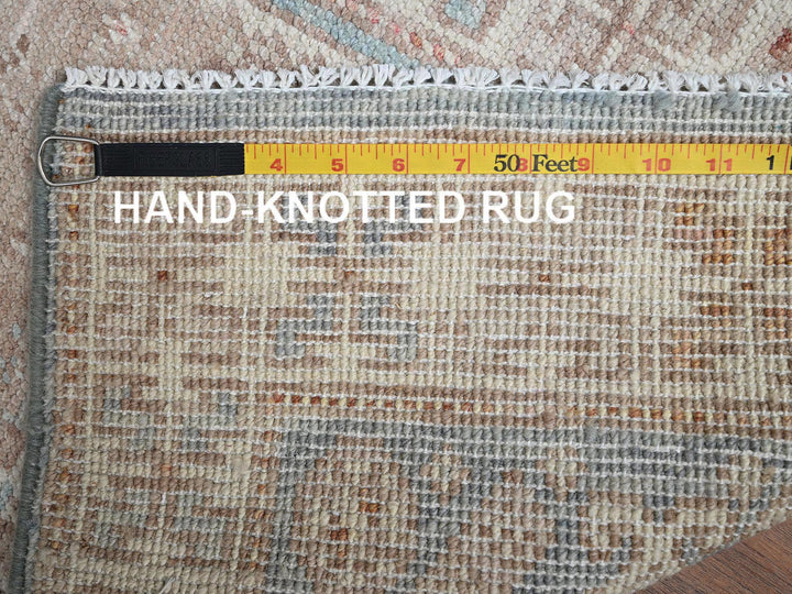 1'9" x 3'1" New Hand Knotted Pink Wool Rectangle Oriental Rug - MOA1022116