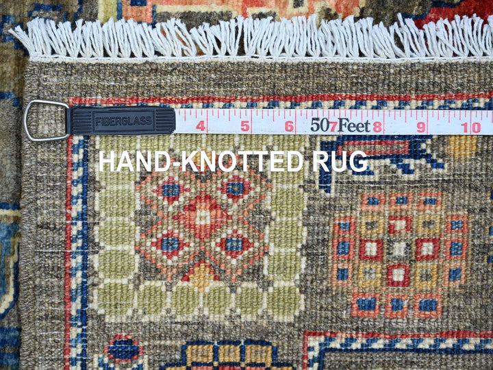 3'1" x 4'10" New Hand Knotted Grey Wool Rectangle Oriental Rug - MOA10221186