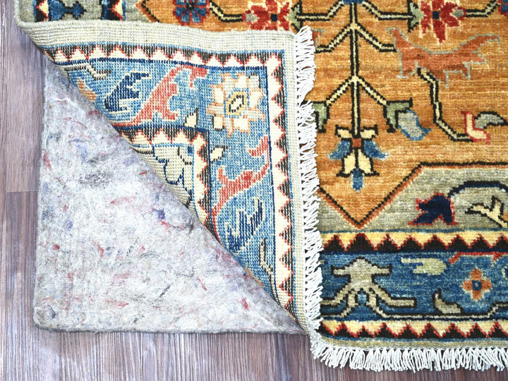 2'7" x 8'0" New Hand Knotted Grey Wool Runner Oriental Rug - MOA10221191