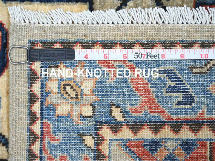 2'7" x 8'0" New Hand Knotted Grey Wool Runner Oriental Rug - MOA10221191