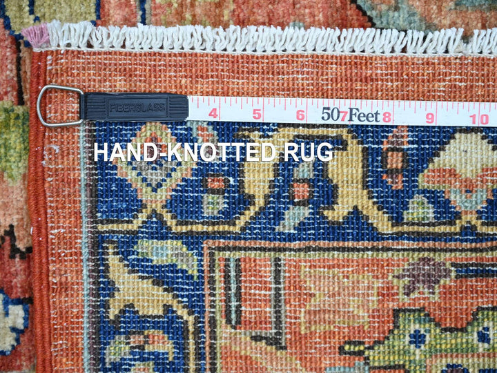 2'11" x 8'0" New Hand Knotted Red Wool Runner Oriental Rug - MOA10221209