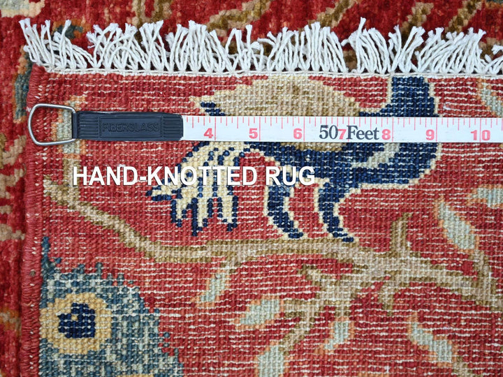 3'0" x 4'10" New Hand Knotted Red Wool Rectangle Oriental Rug - MOA10221222