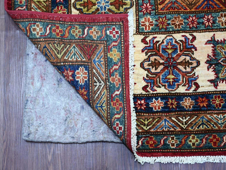 8'3" x 9'9" New Hand Knotted Red Wool Rectangle Oriental Rug - MOA10221245
