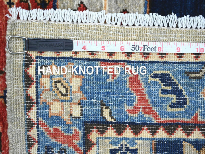 2'8" x 10'2" New Hand Knotted Grey Wool Runner Oriental Rug - MOA10221274