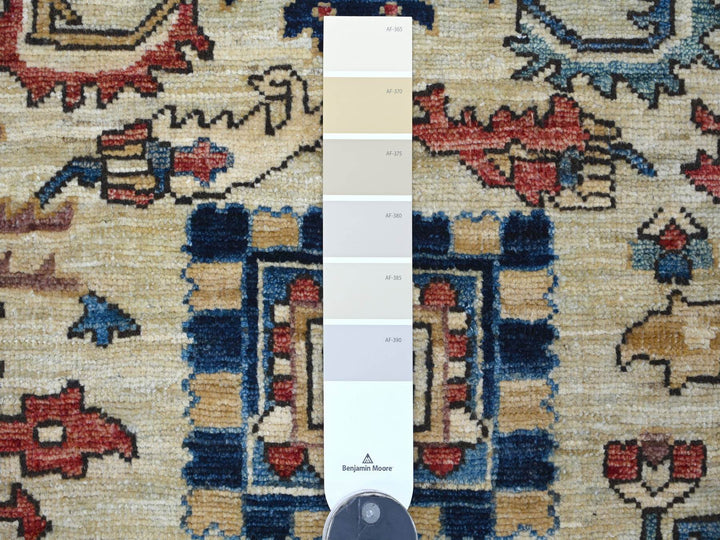 2'3" x 5'11" New Hand Knotted Ivory Wool Runner Oriental Rug - MOA10221279