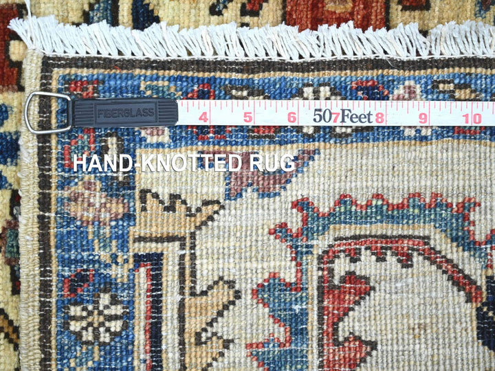 2'3" x 5'11" New Hand Knotted Ivory Wool Runner Oriental Rug - MOA10221279