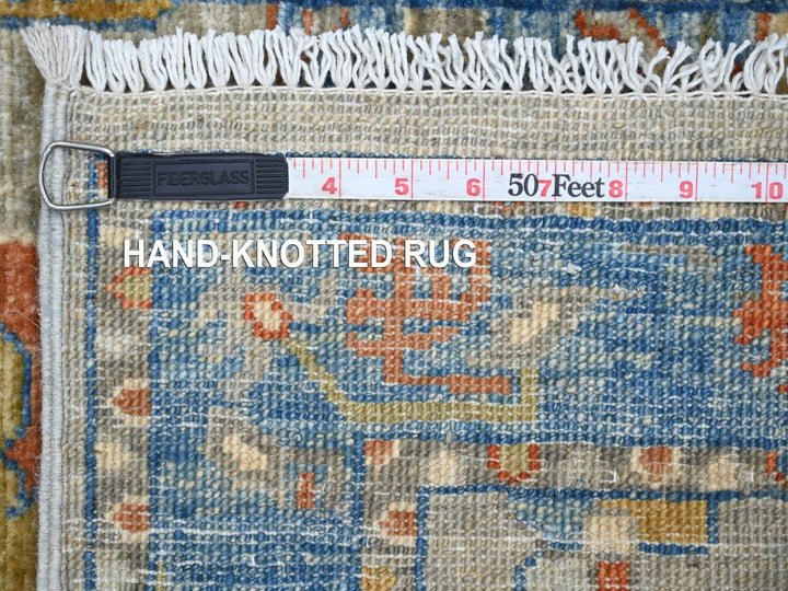 2'7" x 5'10" New Hand Knotted Grey Wool Runner Oriental Rug - MOA10221282