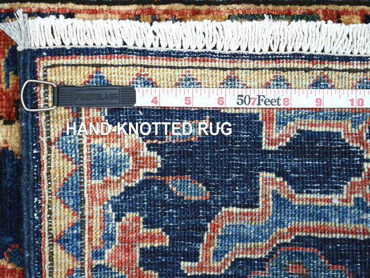 2'1" x 6'0" New Hand Knotted Blue Wool Runner Oriental Rug - MOA10221283