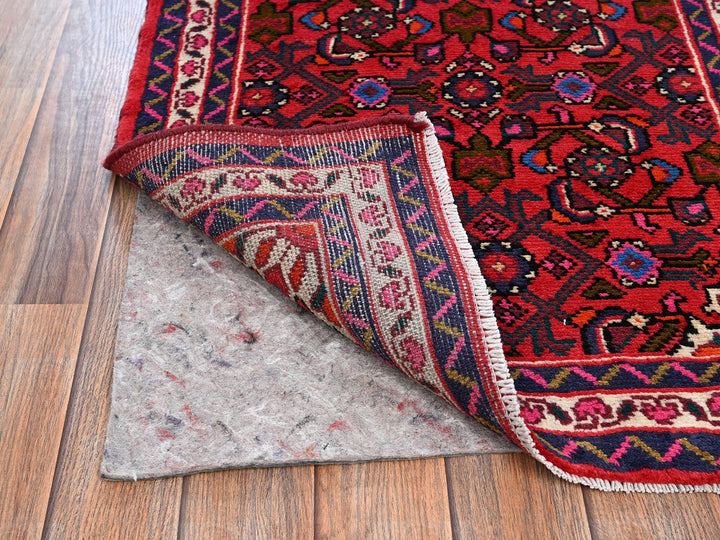 2'5" x 6'1" New Hand Knotted Red Wool Runner Oriental Rug - MOA1022128