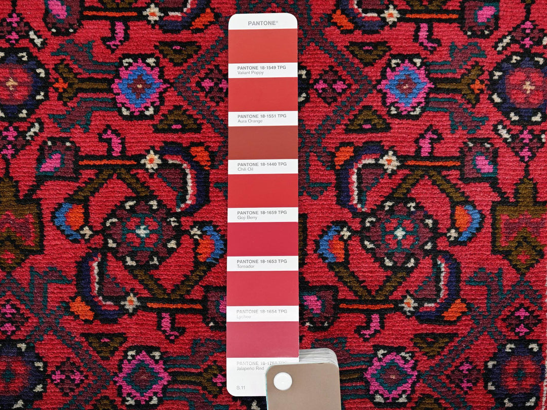 2'5" x 6'1" New Hand Knotted Red Wool Runner Oriental Rug - MOA1022128