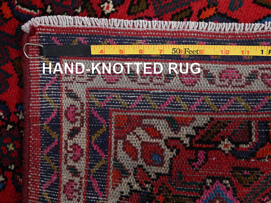 2'5" x 6'1" New Hand Knotted Red Wool Runner Oriental Rug - MOA1022128
