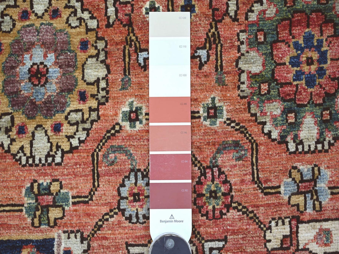 2'8" x 19'0" New Hand Knotted Red Wool Runner Oriental Rug - MOA10221317