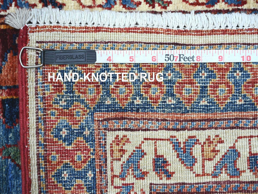 2'10" x 19'3" New Hand Knotted Blue Wool Runner Oriental Rug - MOA10221318