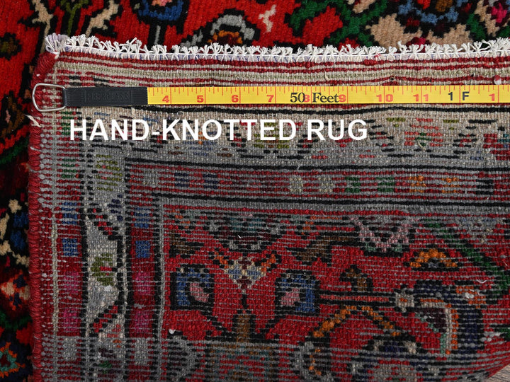 2'7" x 9'7" New Hand Knotted Red Wool Runner Oriental Rug - MOA1022131