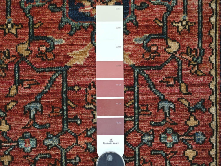 2'2" x 6'0" New Hand Knotted Red Wool Runner Oriental Rug - MOA10221320