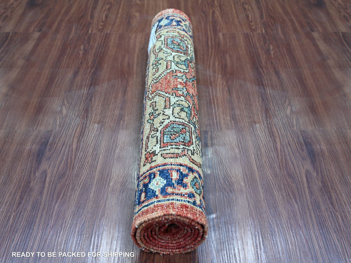 2'2" x 6'0" New Hand Knotted Red Wool Runner Oriental Rug - MOA10221320