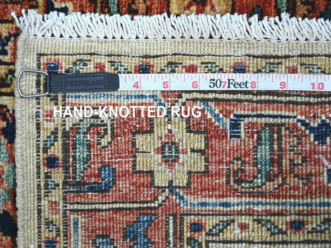 2'2" x 5'10" New Hand Knotted Ivory Wool Runner Oriental Rug - MOA10221321