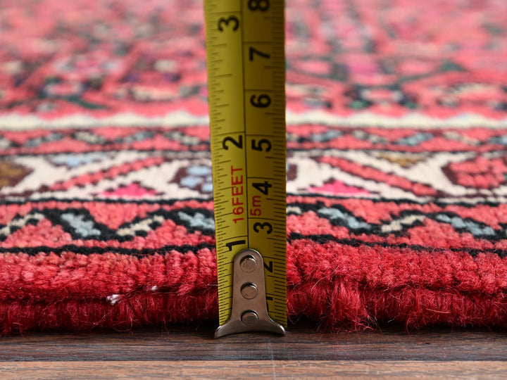 2'5" x 6'3" New Hand Knotted Red Wool Runner Oriental Rug - MOA1022133