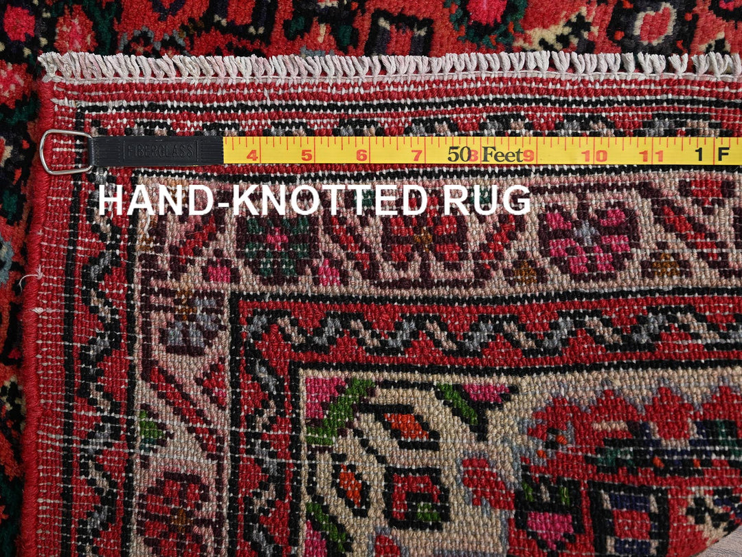 2'5" x 6'3" New Hand Knotted Red Wool Runner Oriental Rug - MOA1022133