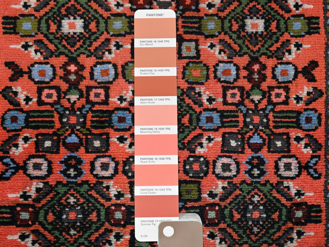 2'3" x 6'4" New Hand Knotted Orange Wool Runner Oriental Rug - MOA1022134