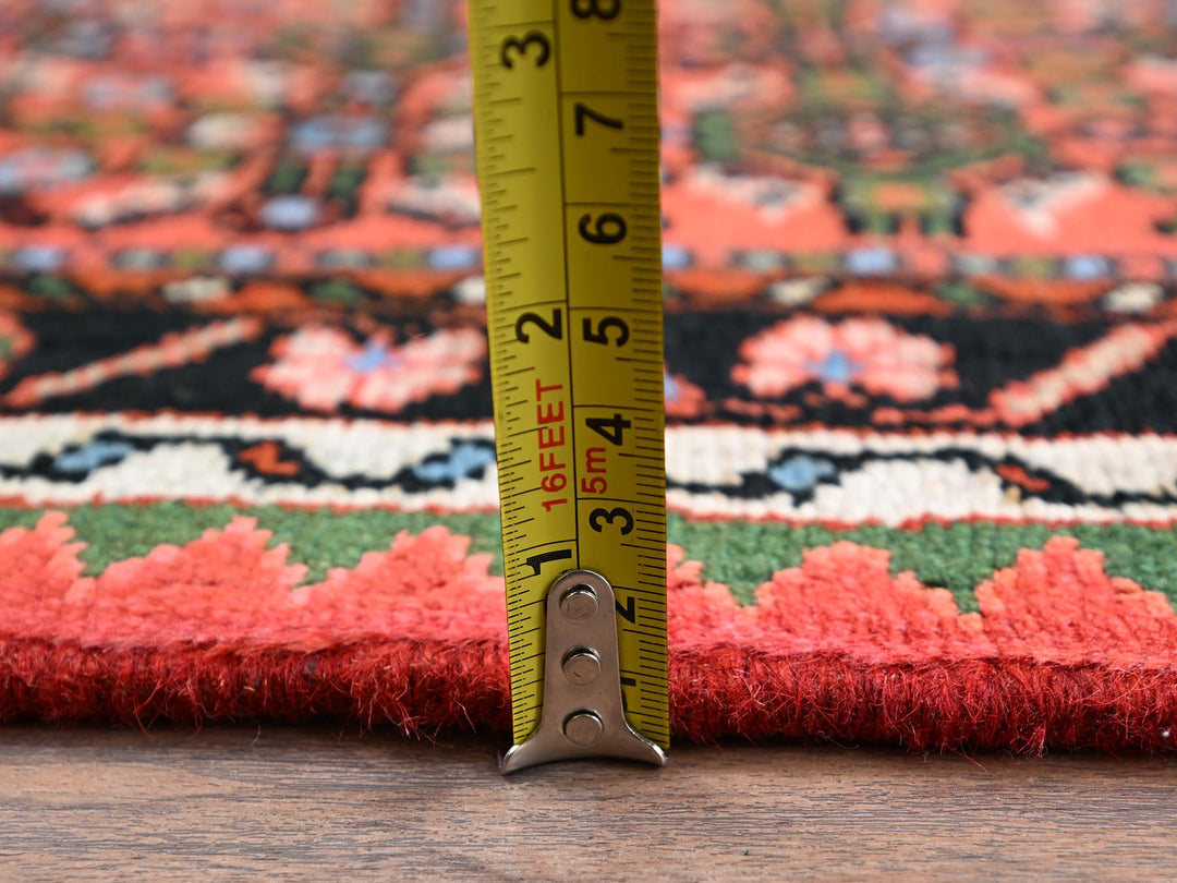 2'3" x 6'4" New Hand Knotted Orange Wool Runner Oriental Rug - MOA1022134