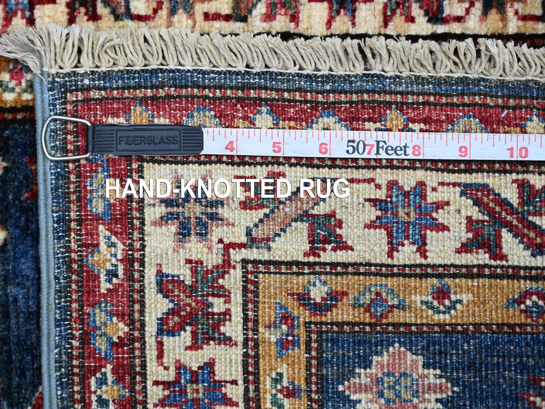 2'0" x 2'8" New Hand Knotted Blue Wool Rectangle Oriental Rug - MOA10221362