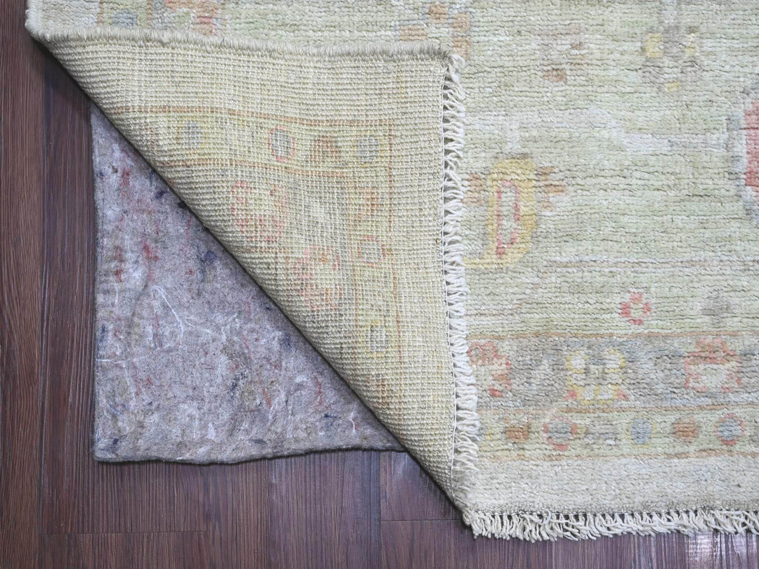 11'10" x 14'7" New Hand Knotted Grey Wool Rectangle Oriental Rug - MOA10221387