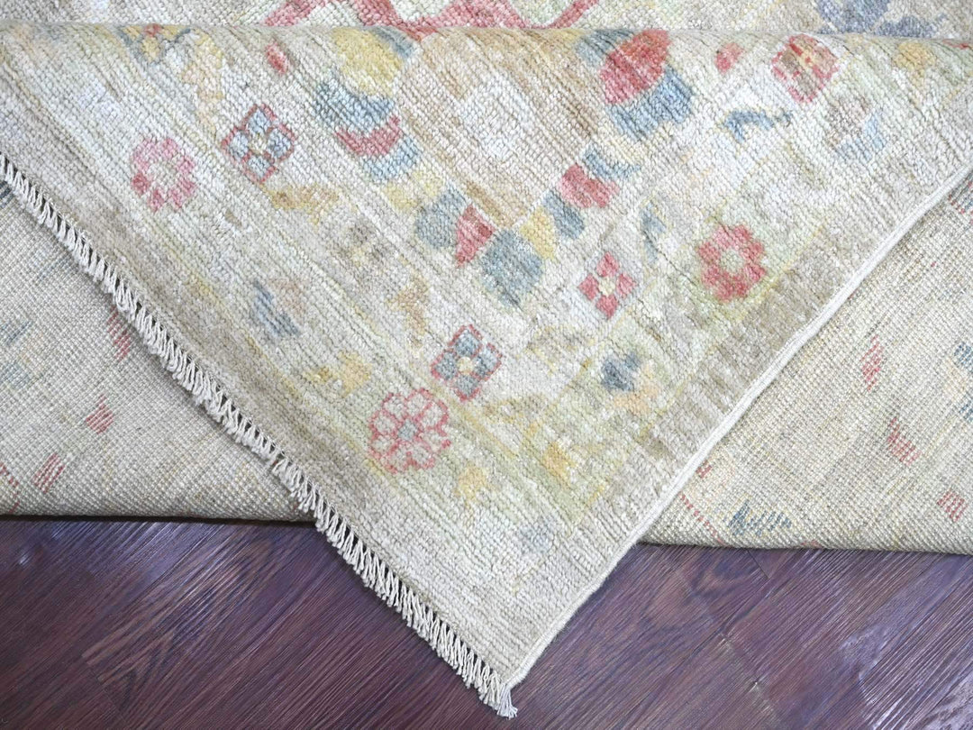 10'0" x 17'10" New Hand Knotted Green Wool Rectangle Oriental Rug - MOA10221390
