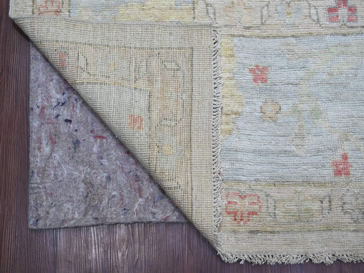 9'9" x 13'6" New Hand Knotted Grey Wool Rectangle Oriental Rug - MOA10221392