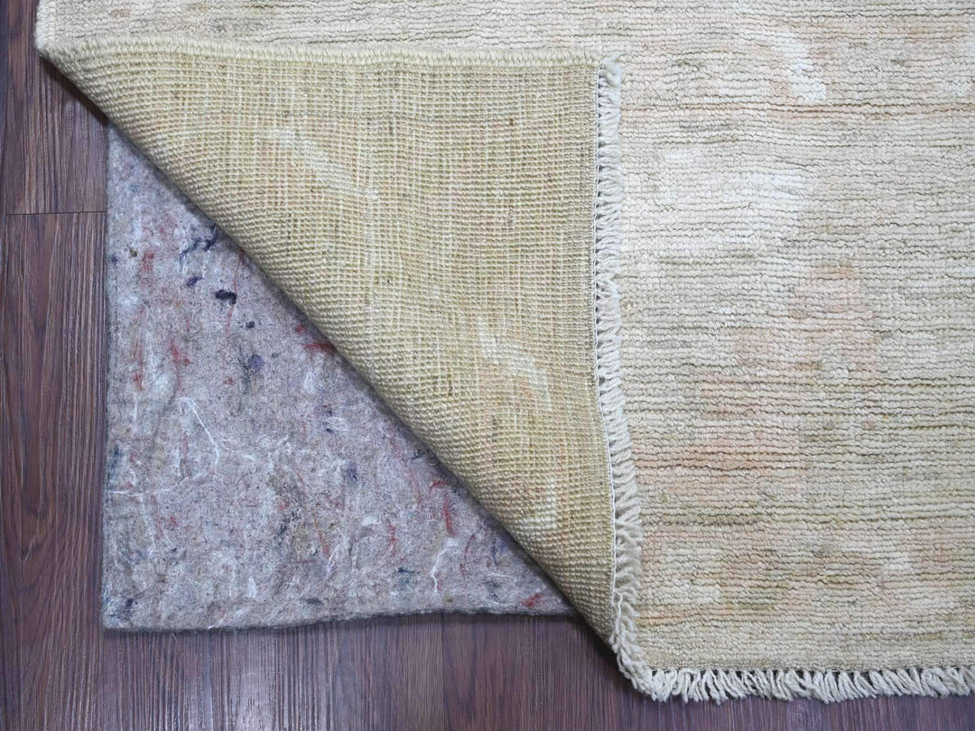 9'0" x 11'11" New Hand Knotted Brown Wool Rectangle Oriental Rug - MOA10221396