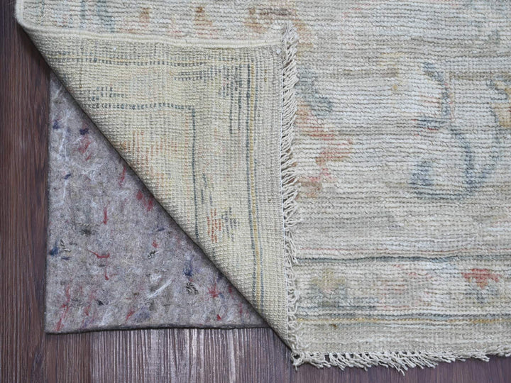 9'5" x 13'7" New Hand Knotted Grey Wool Rectangle Oriental Rug - MOA10221406