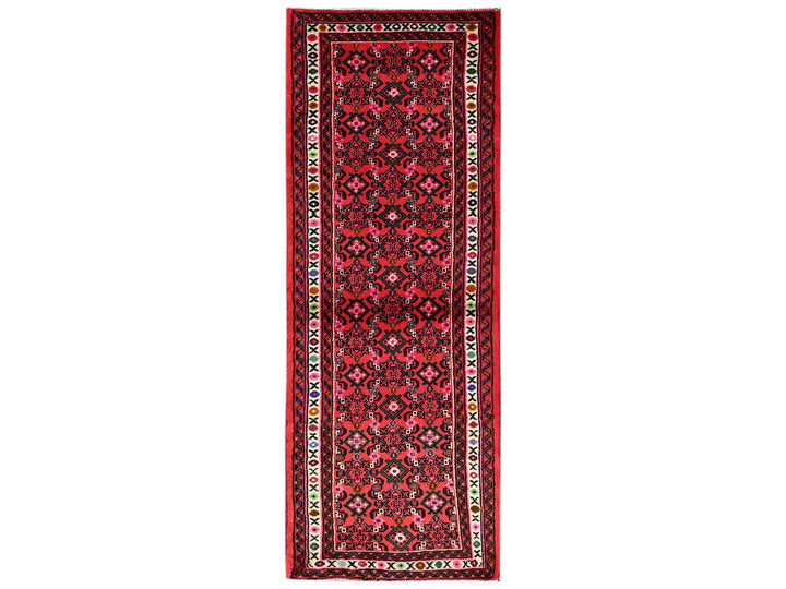 2'5" x 6'5" New Hand Knotted Red Wool Runner Oriental Rug - MOA1022140
